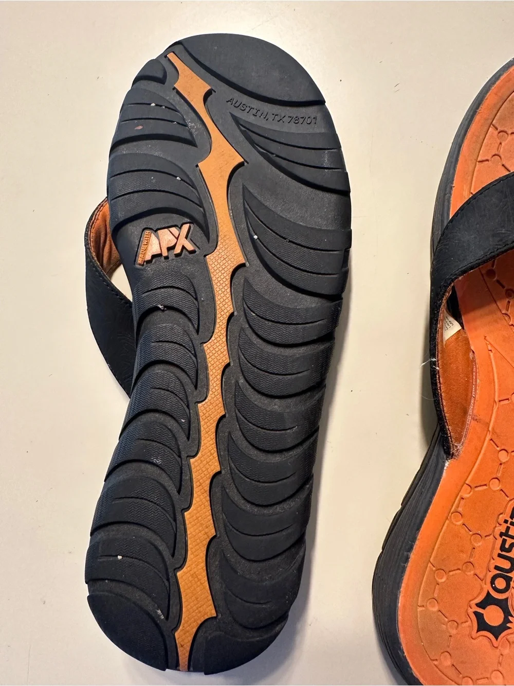 Austin Footwear Labs Flip Flops Men’s Size 11 VGUC Comfort Sandals